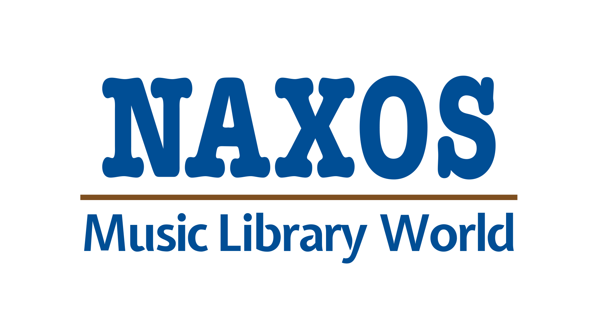 Logotipo mundial de la biblioteca musical de Naxos