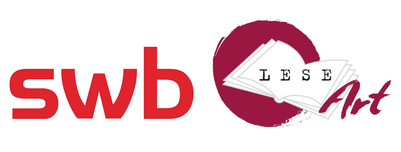 die Logos von der SWB und LeseArt