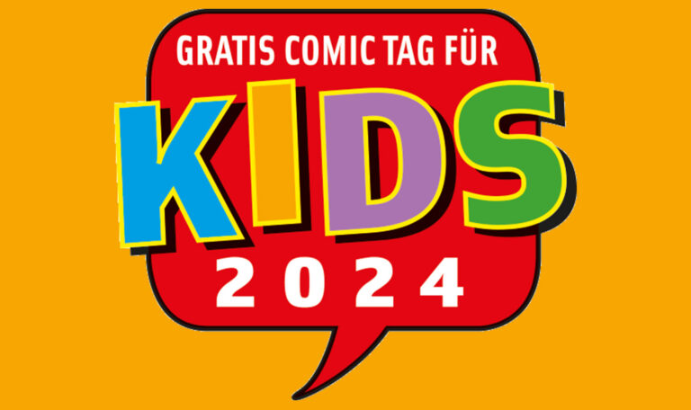 Logo of the “FREE COMIC DAY FOR KIDS 2024”.