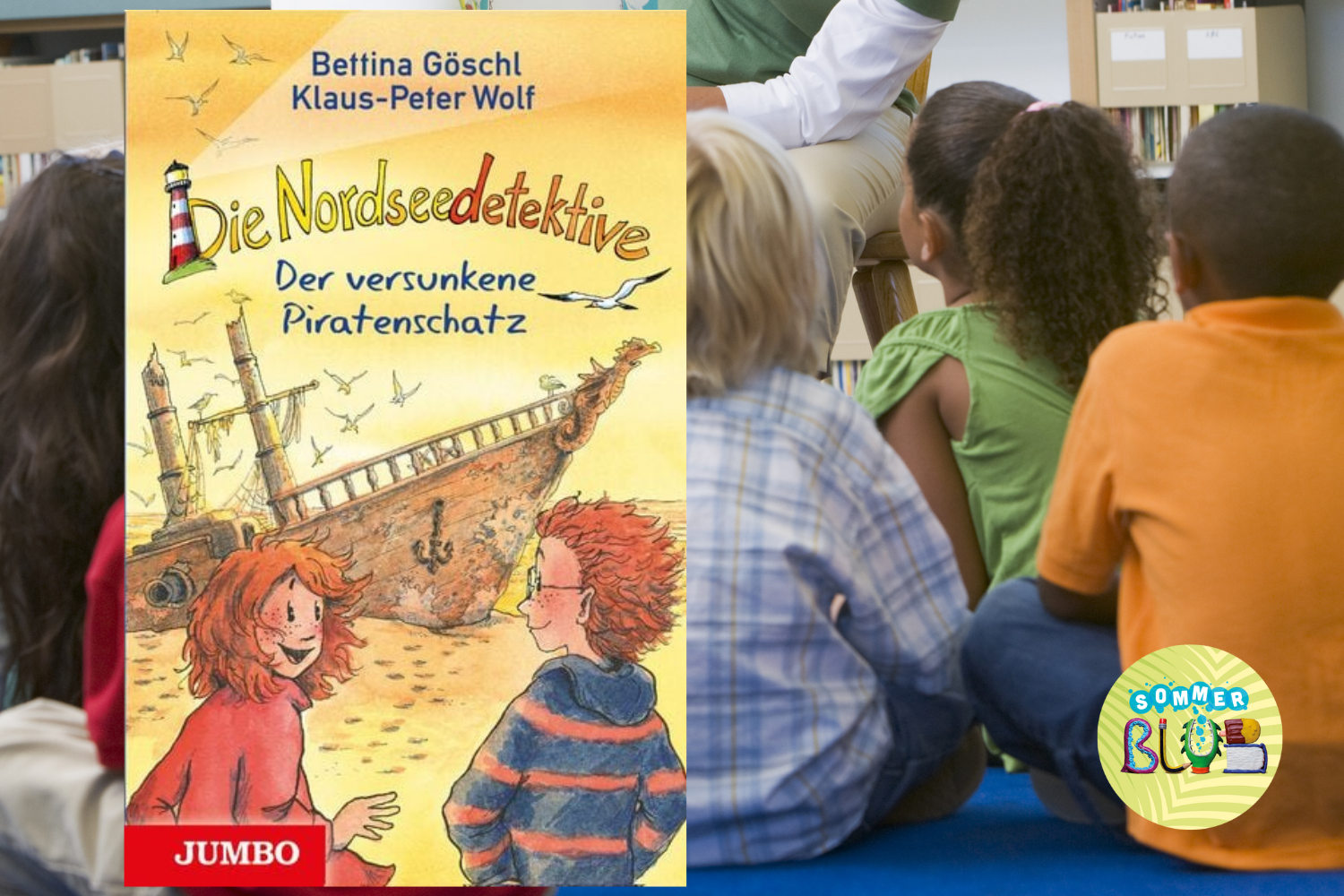 Children listen to a reading
