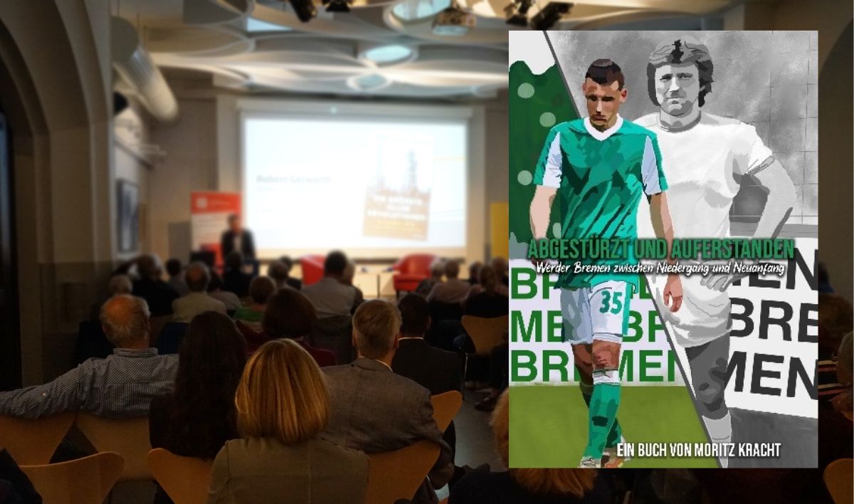 Portada del libro &quot;Chocado y resucitado: Werder Bremen entre el declive y un nuevo comienzo&quot; de Moritz Kracht.